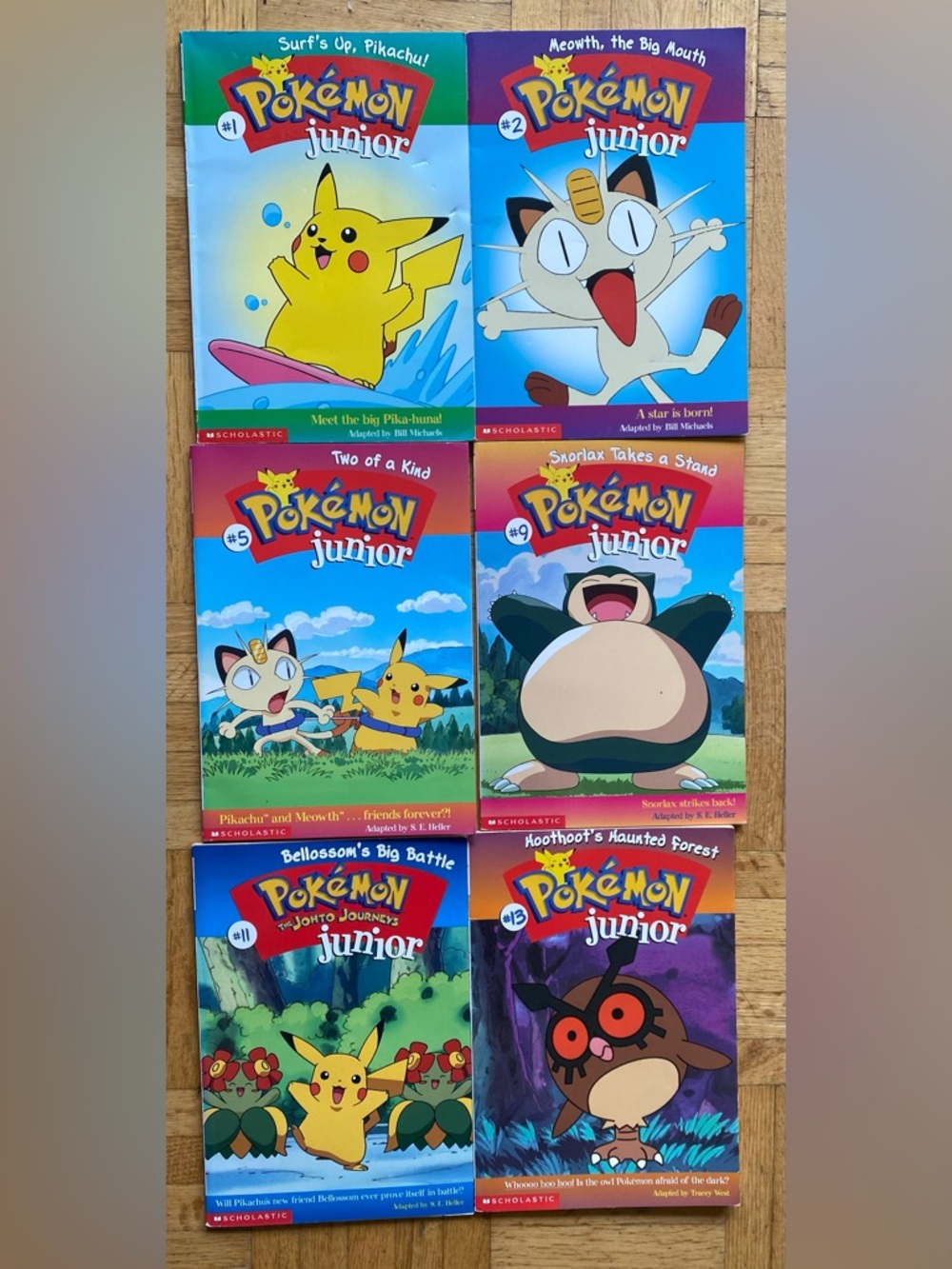 Pokémon Junior Kids Paperback Books